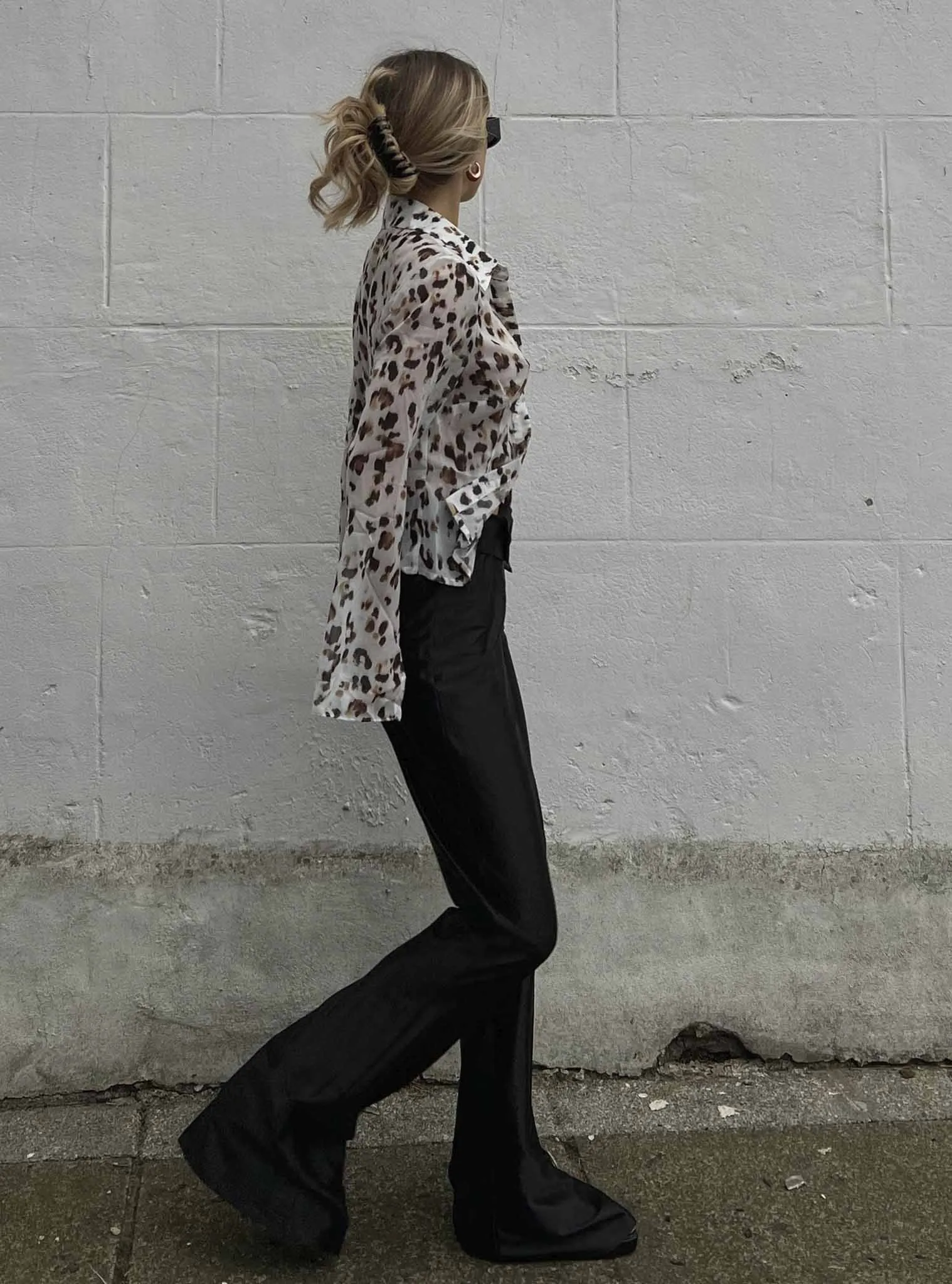 Glamorous Black Flared Disco Pants sold by Glamorous product image thumbnail 2