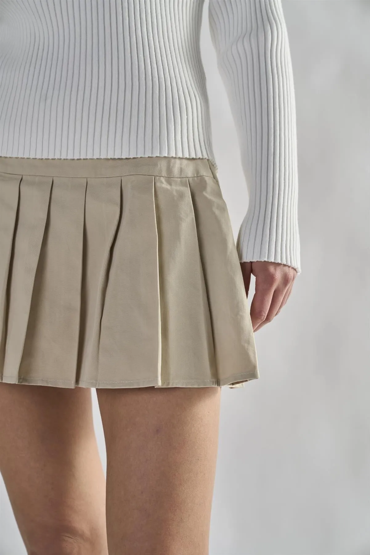 Stone Pleated Mini-Skirt sold by Glamorous product image thumbnail 4