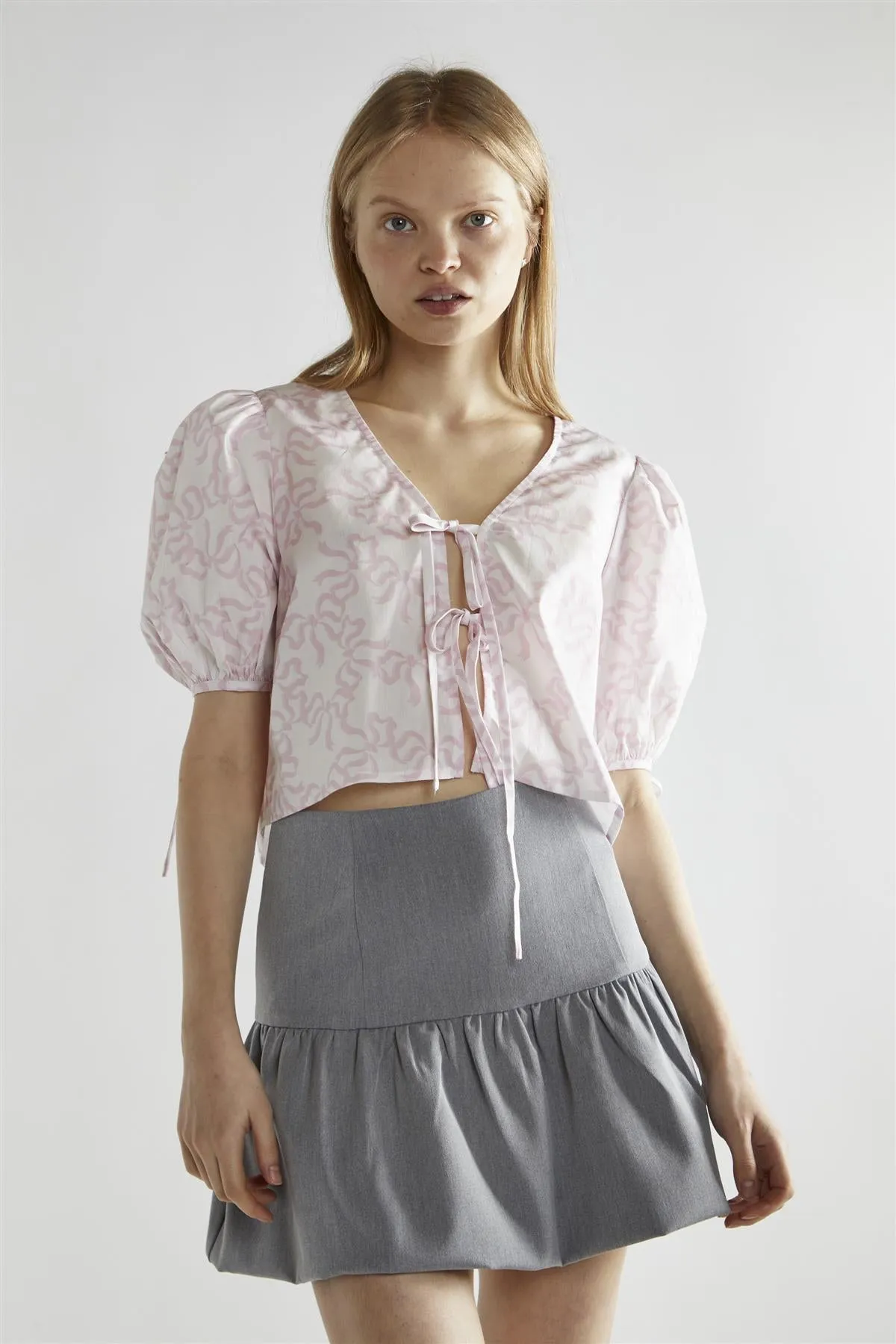 Grey Half Tutu Mini-Skirt sold by Glamorous product image thumbnail 3