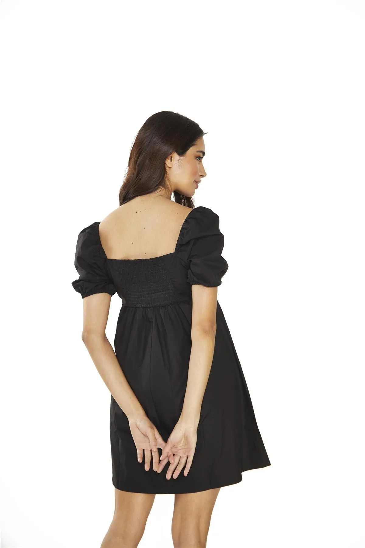 Black Square-Neck Mini-Dress sold by Glamorous product image thumbnail 2