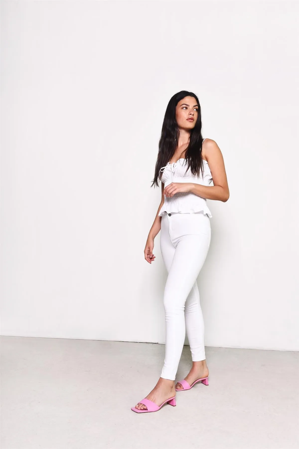 White Skinny-Jeans sold by Glamorous product image thumbnail 3