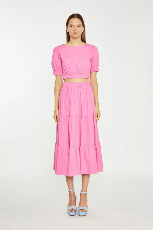 Azalea Puff Sleeve Crop-Top made by Glamorous