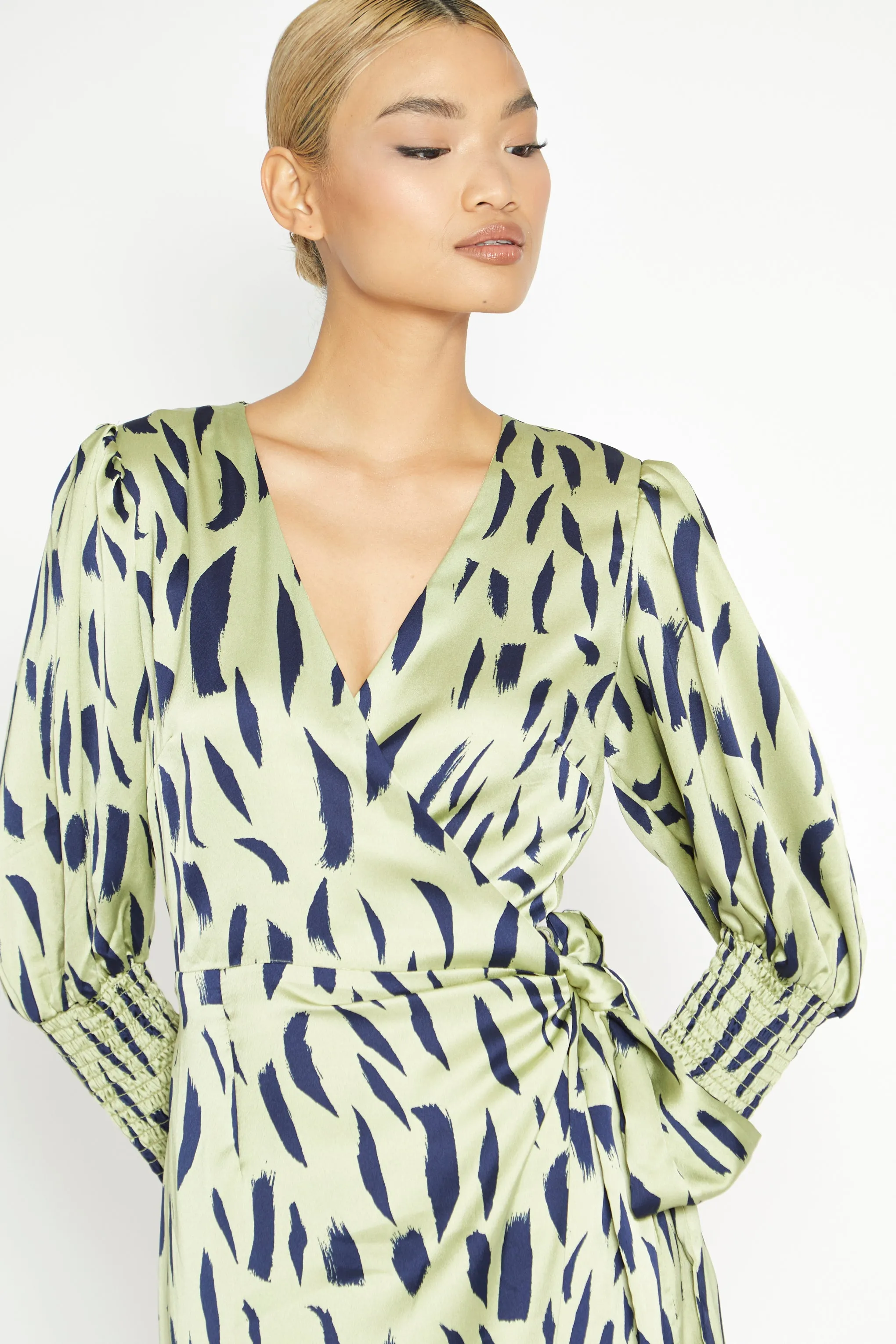 Glamorous Wrap Maxi Dress with Tie Detail sold by Glamorous product image thumbnail 3
