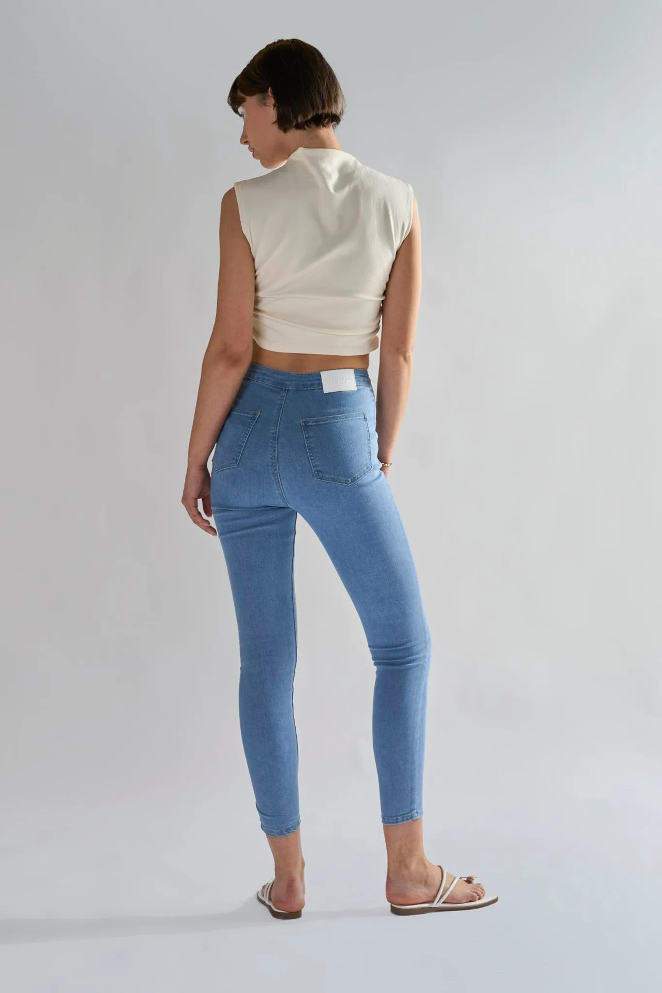 Glamorous Bleach Stonewash Skinny Jeans sold by Glamorous product image thumbnail 2