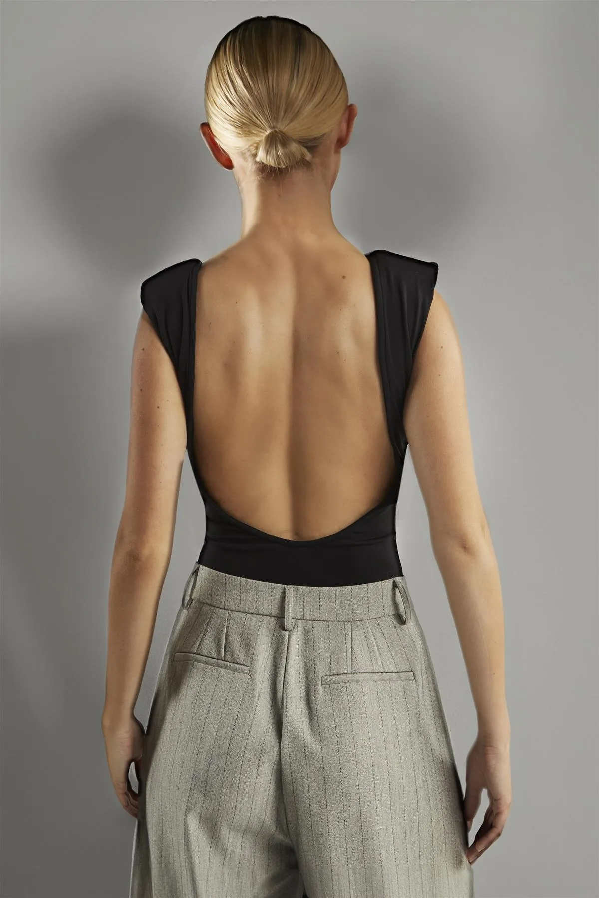 Black Scoop-Back Bodysuit sold by Glamorous product image thumbnail 2
