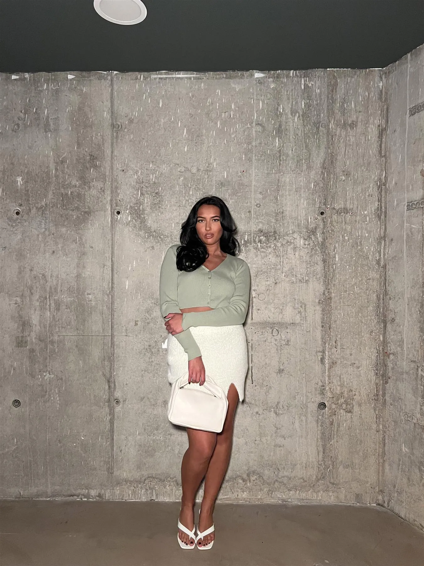 Light Khaki Long sleeve - Cardigan sold by Glamorous product image thumbnail 5