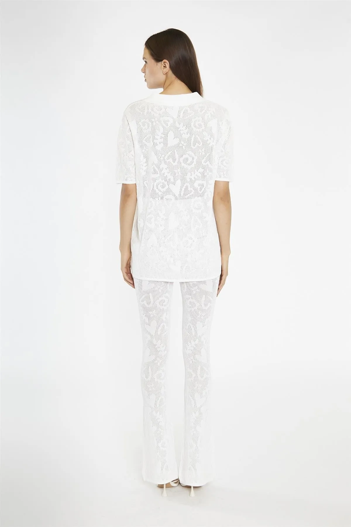 White-Textured Knit-Top sold by Glamorous product image thumbnail 2