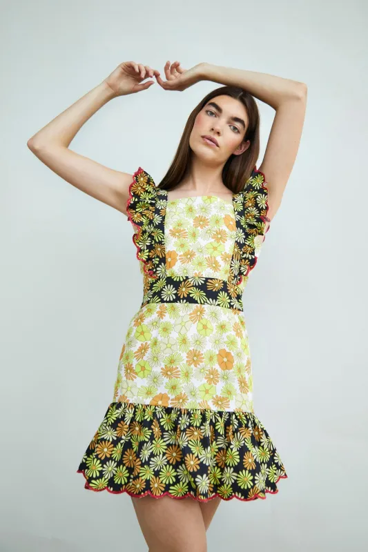 Glamorous Collection Ruffle Mini Dress sold by Glamorous