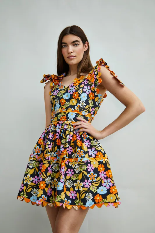 Glamorous Collection Tie Strap Mini Dress With Contrast Trim sold by Glamorous