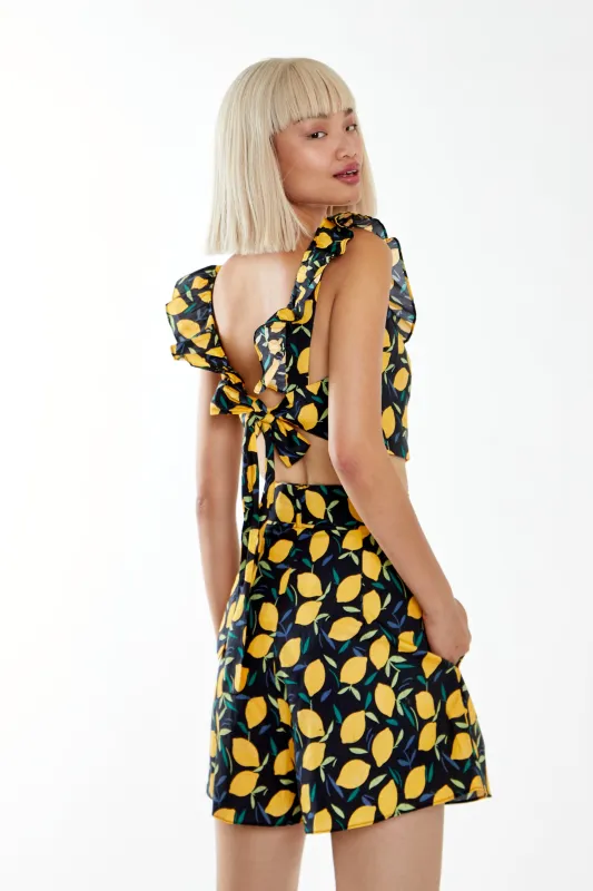 Glamorous High-Waisted Shorts with Buckle Belt sold by Glamorous