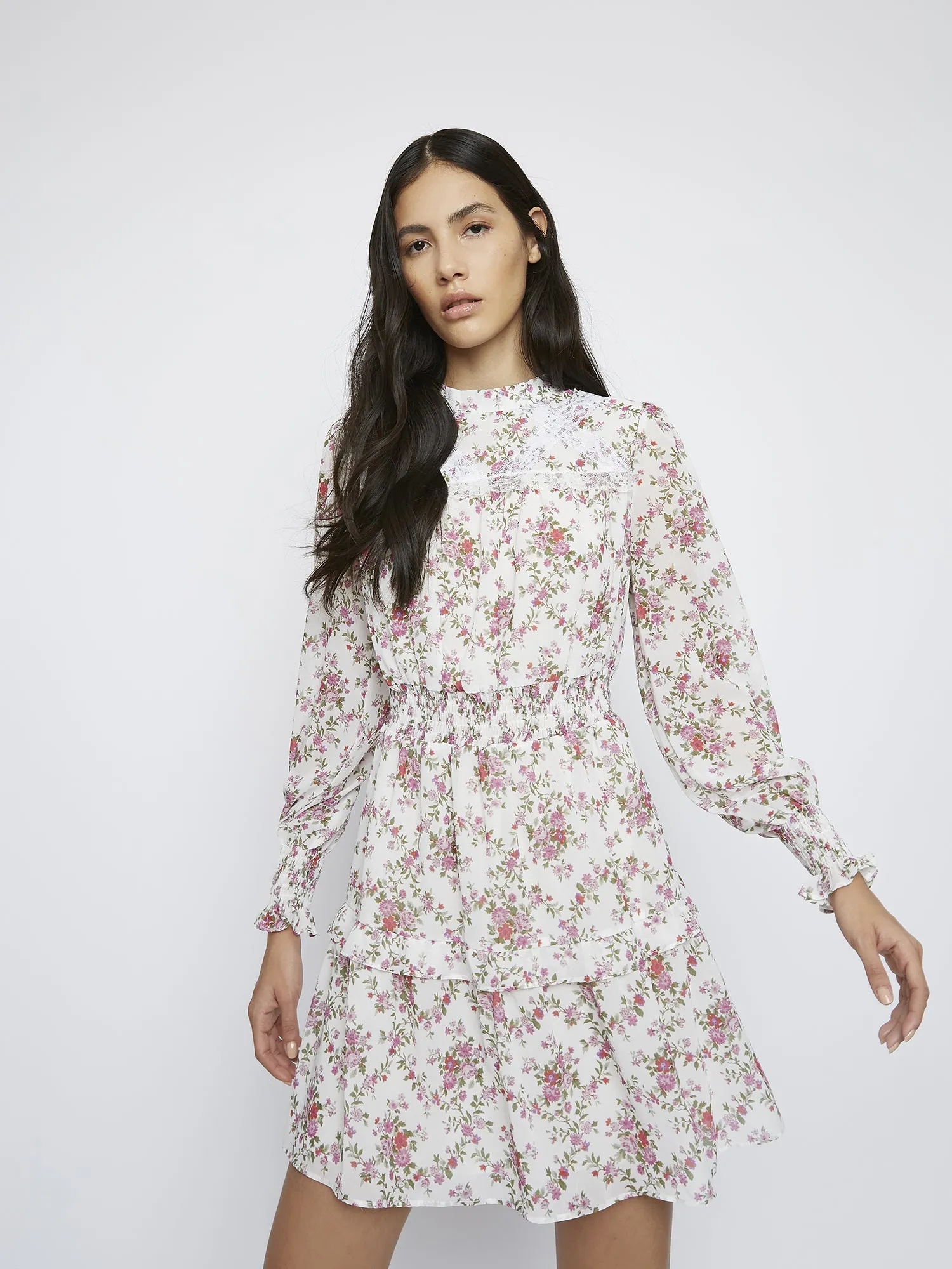 Glamorous Romantic Floral Chiffon Dress sold by Glamorous product image thumbnail 3