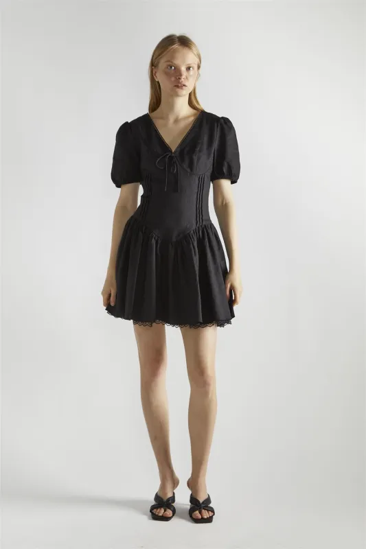 Black Corset Mini-Dress sold by Glamorous