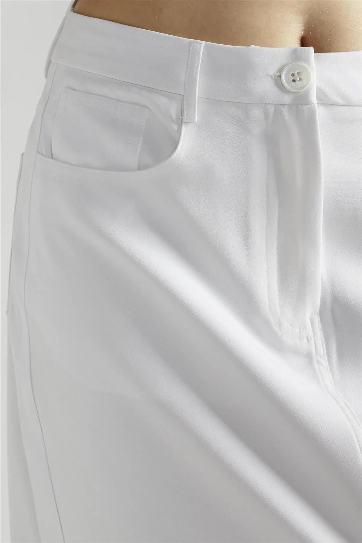 White Split Maxi-Skirt sold by Glamorous product image thumbnail 4
