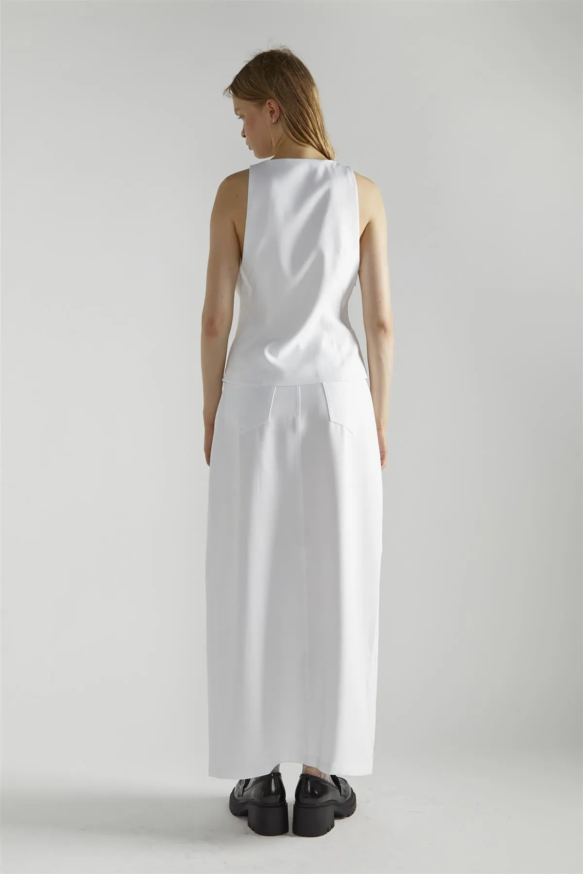 White Split Maxi-Skirt sold by Glamorous product image thumbnail 2