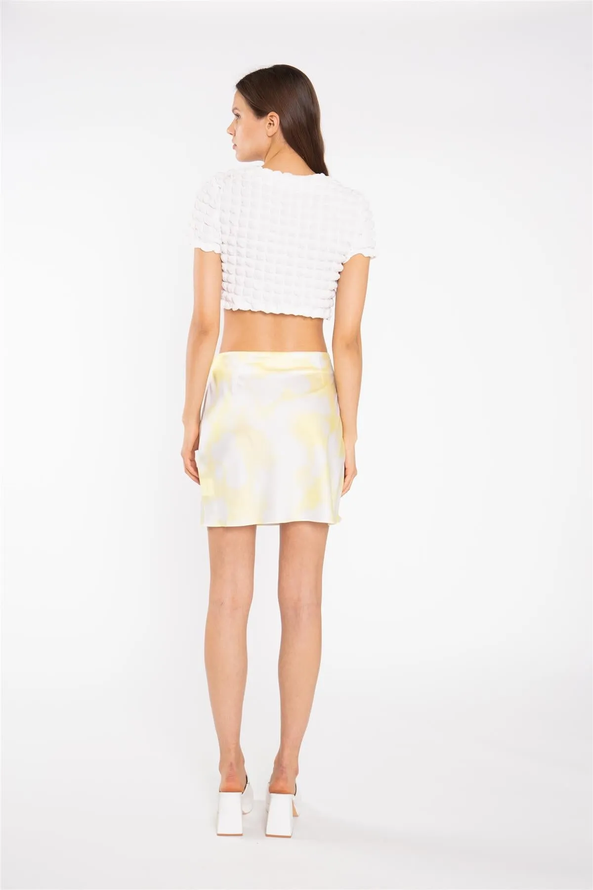 Textured-White Crop-Top sold by Glamorous product image thumbnail 2