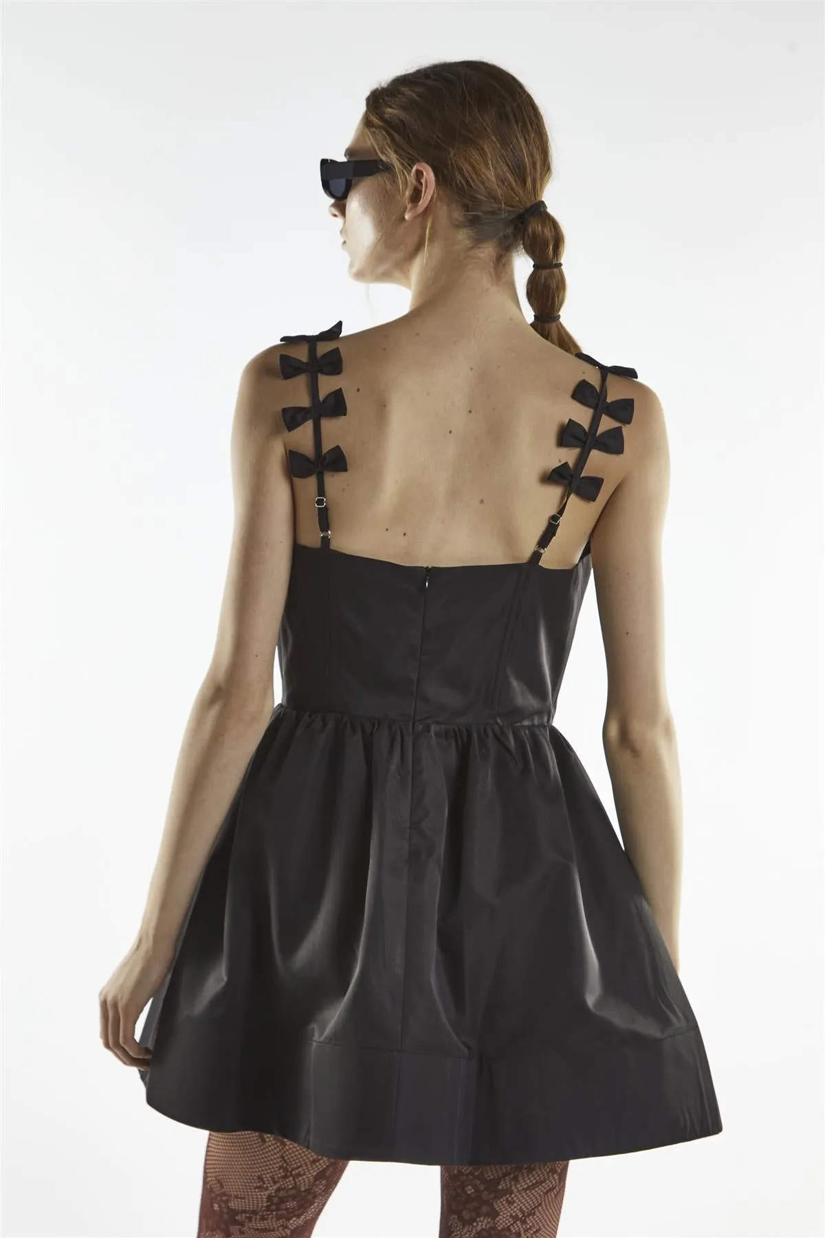 Bow Strap Mini Dress - Charli Black sold by Glamorous product image thumbnail 2