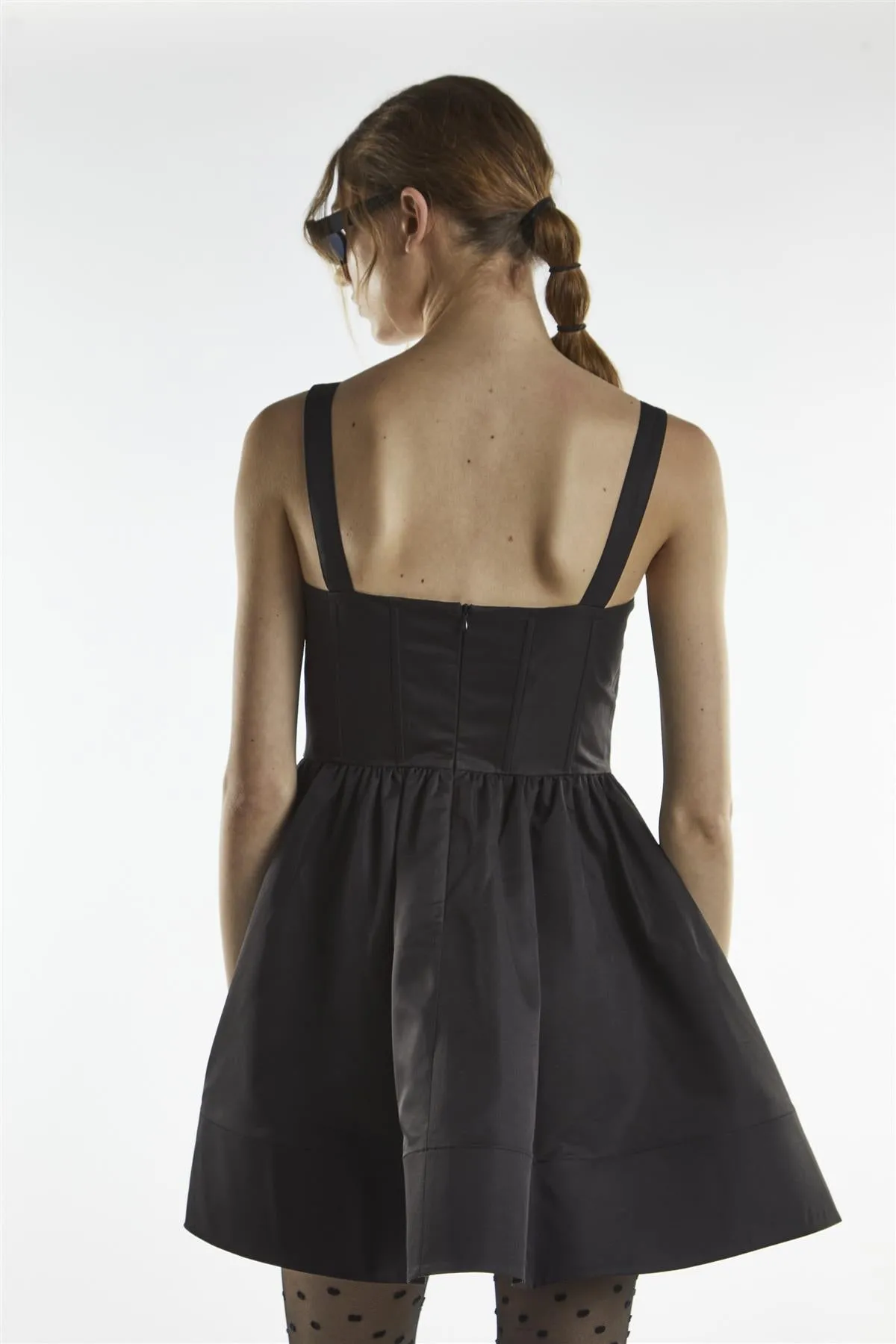 Drop Waist Corset Mini Dress - Isla Black sold by Glamorous product image thumbnail 2