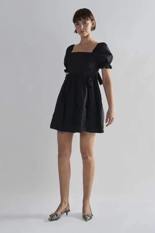 Black Tie-Back Mini-Dresses made by Glamorous