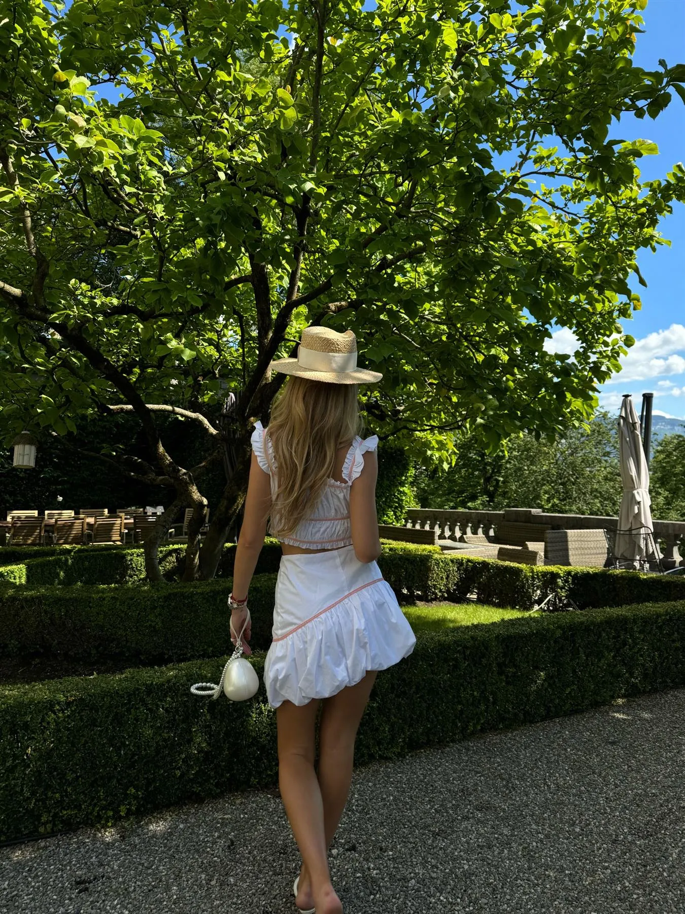 White Lace-Up Crop-Top sold by Glamorous product image thumbnail 3