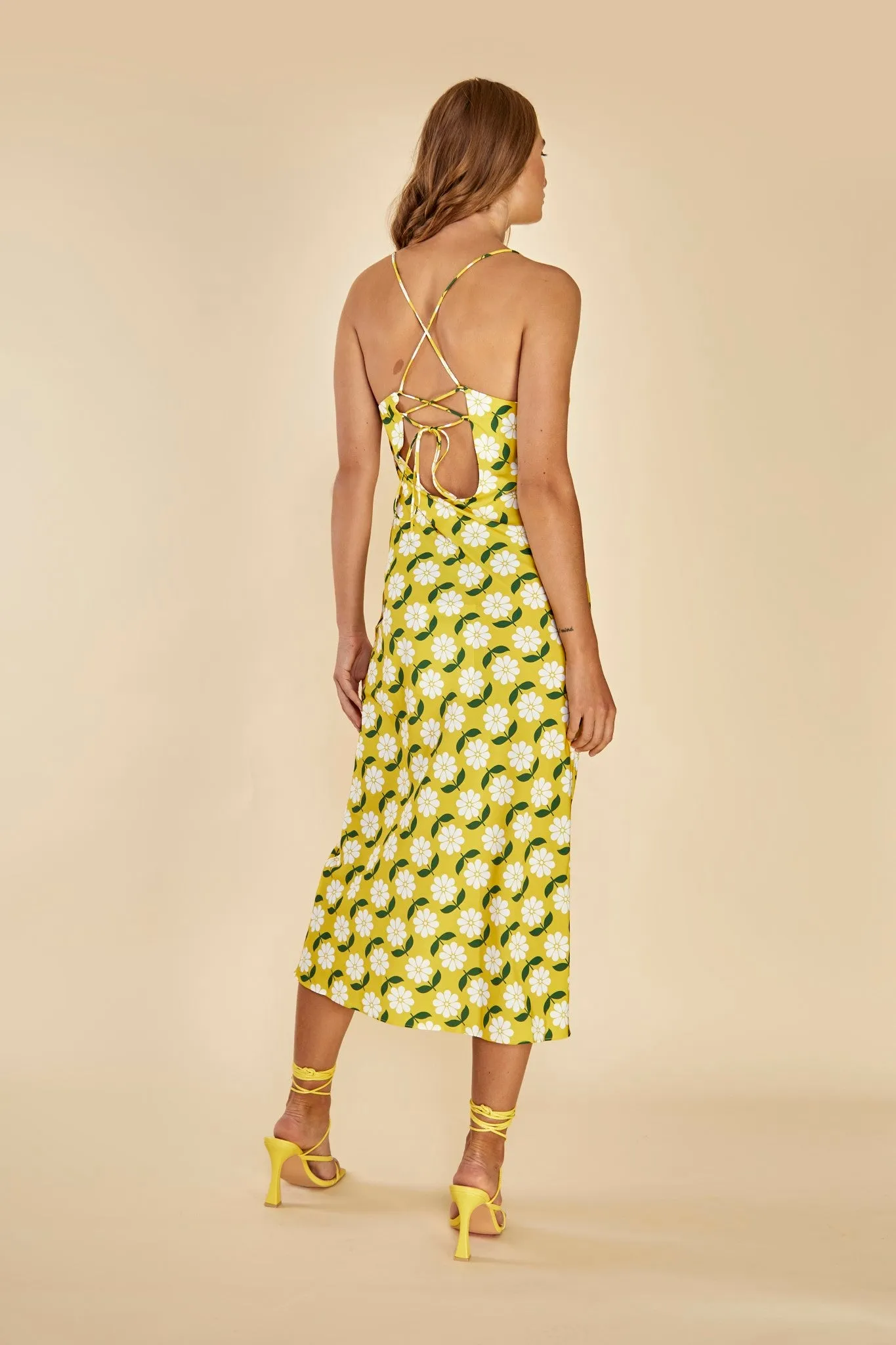 Glamorous Care Bias Cut Cowl Neck Cami Dress sold by Glamorous product image thumbnail 2
