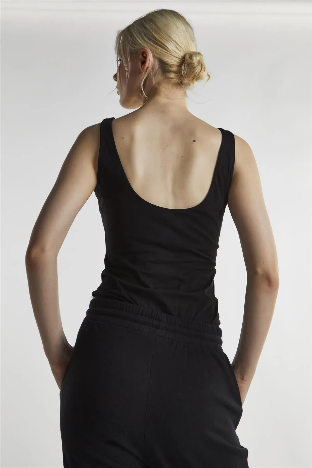 Black Scoop Neck Bodysuit sold by Glamorous product image thumbnail 2