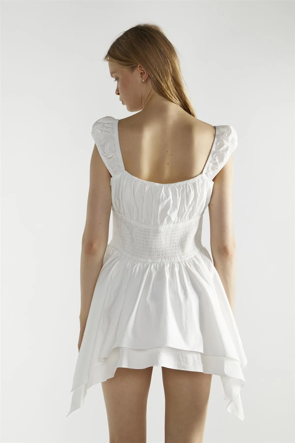 White Skater Mini-Dress sold by Glamorous product image thumbnail 2