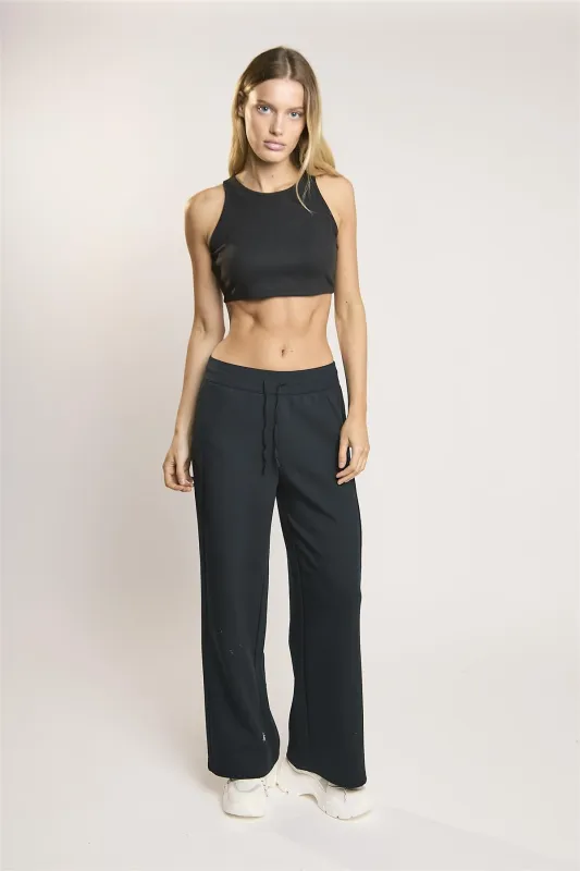 Black Tank Crop-Top sold by Glamorous