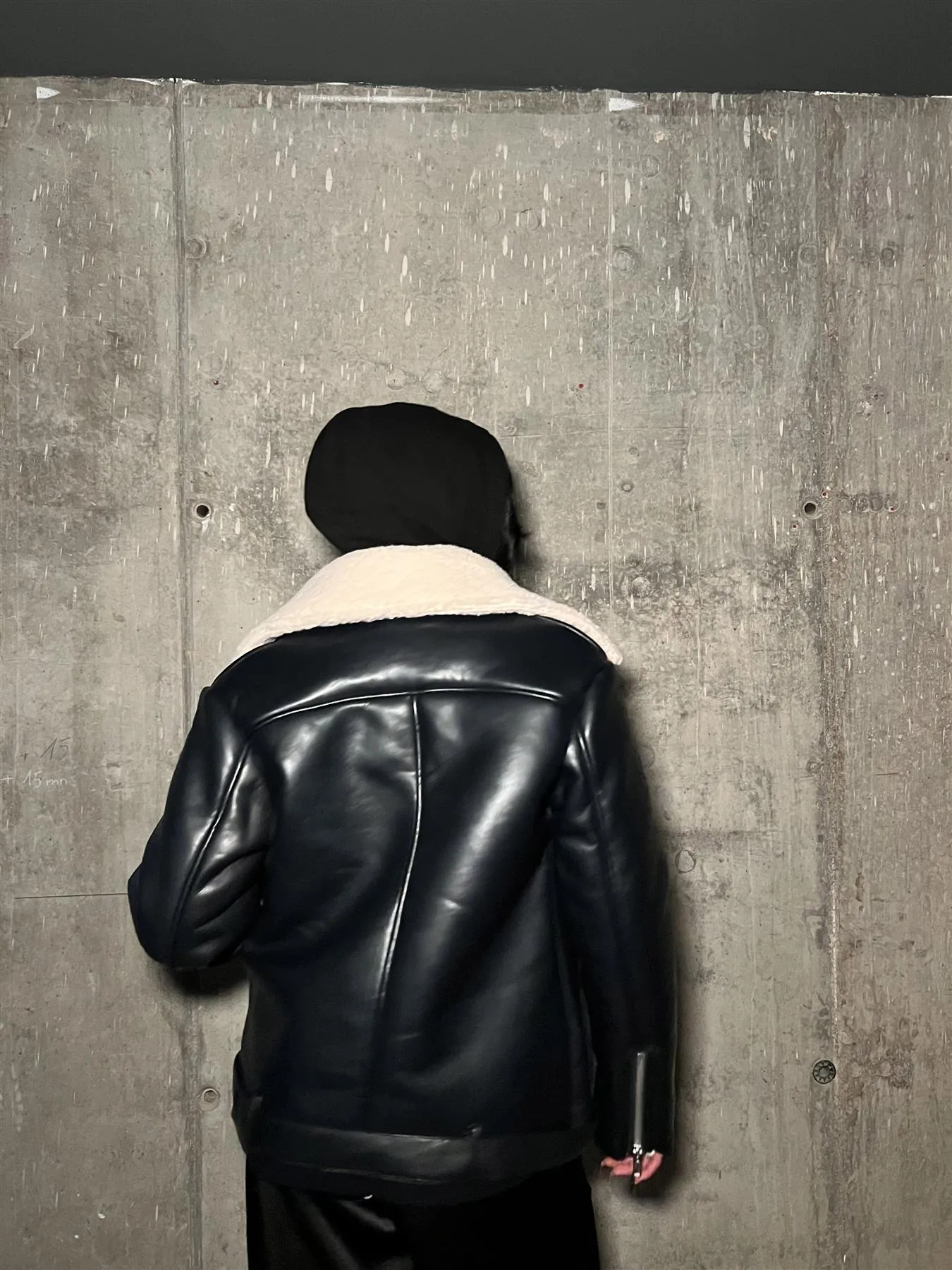 Black-Cream Biker-Jacket sold by Glamorous product image thumbnail 2