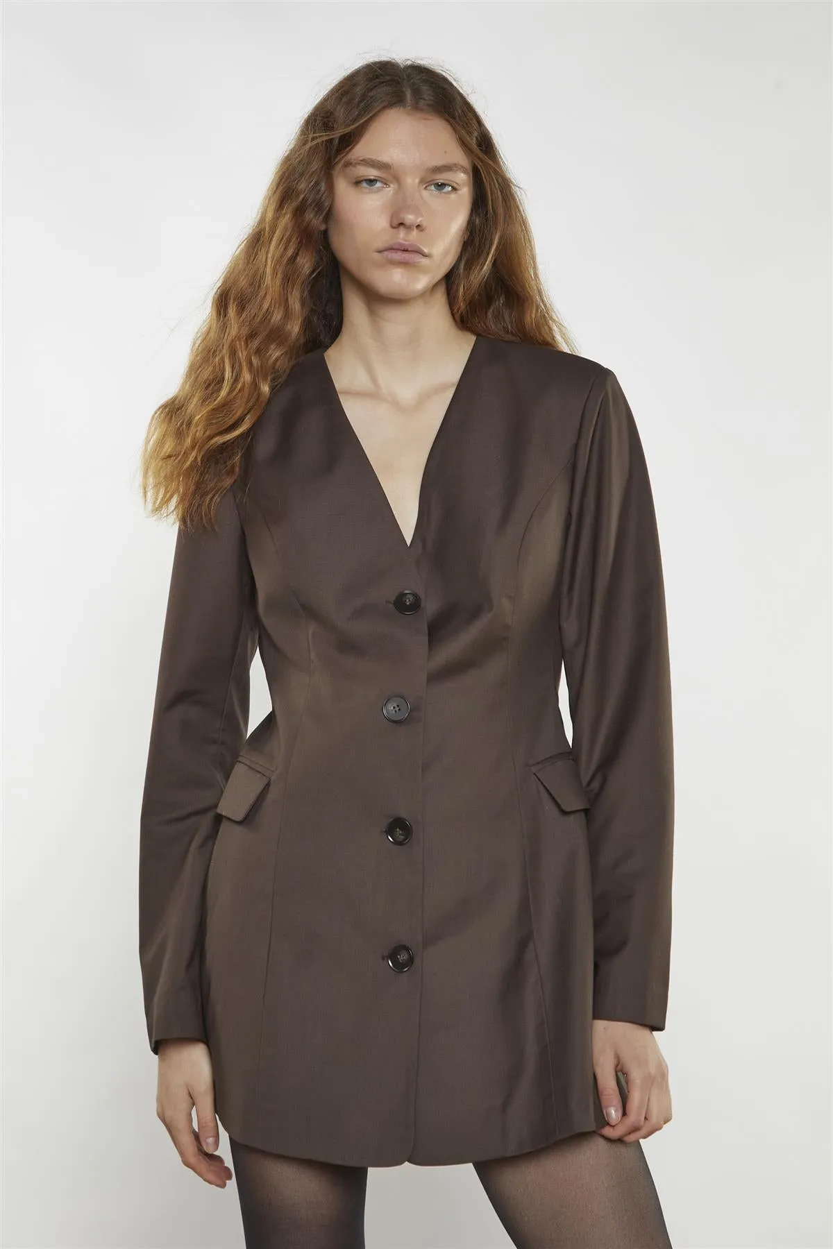Brown Blazer Mini-Dress sold by Glamorous product image thumbnail 3