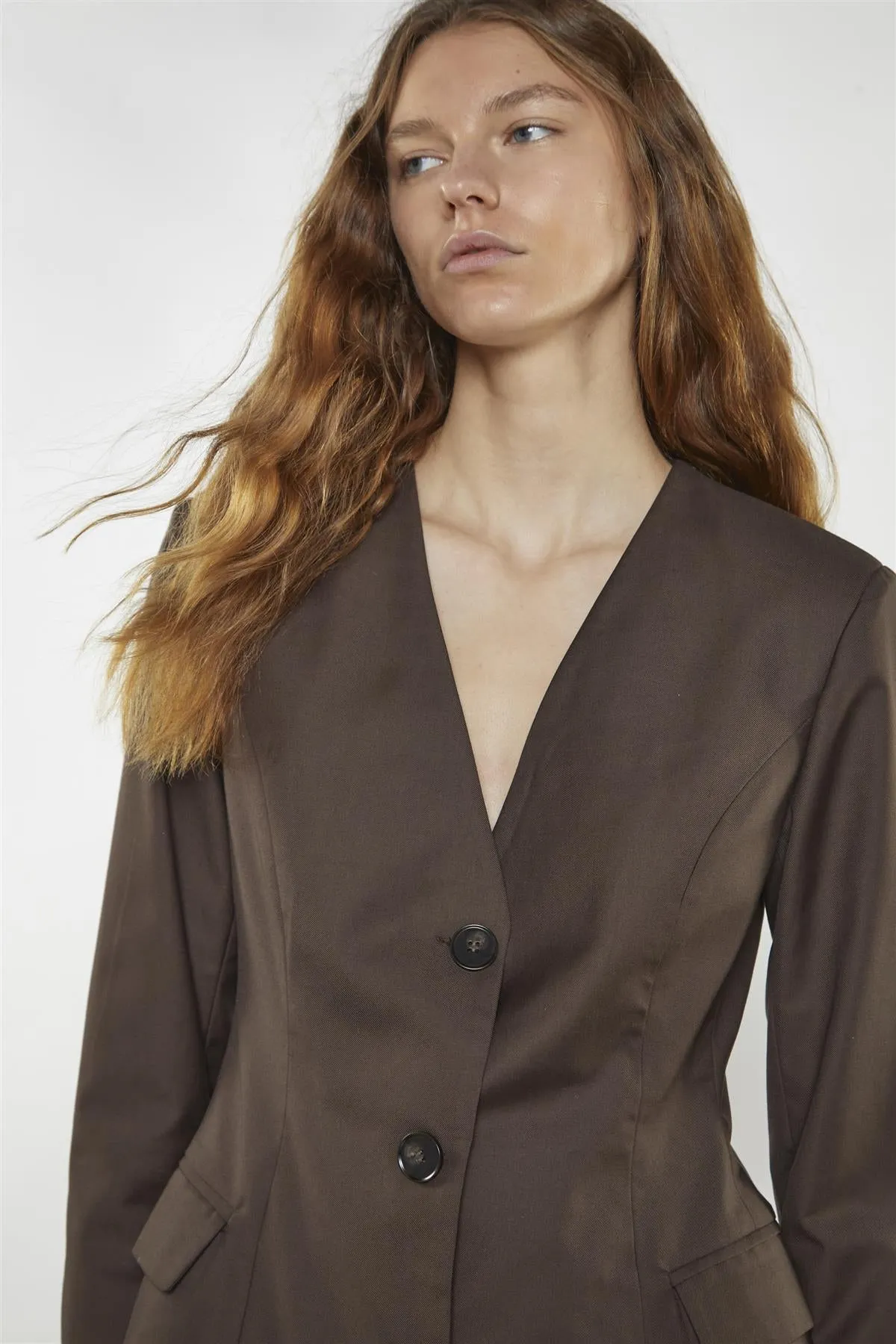 Brown Blazer Mini-Dress sold by Glamorous product image thumbnail 4