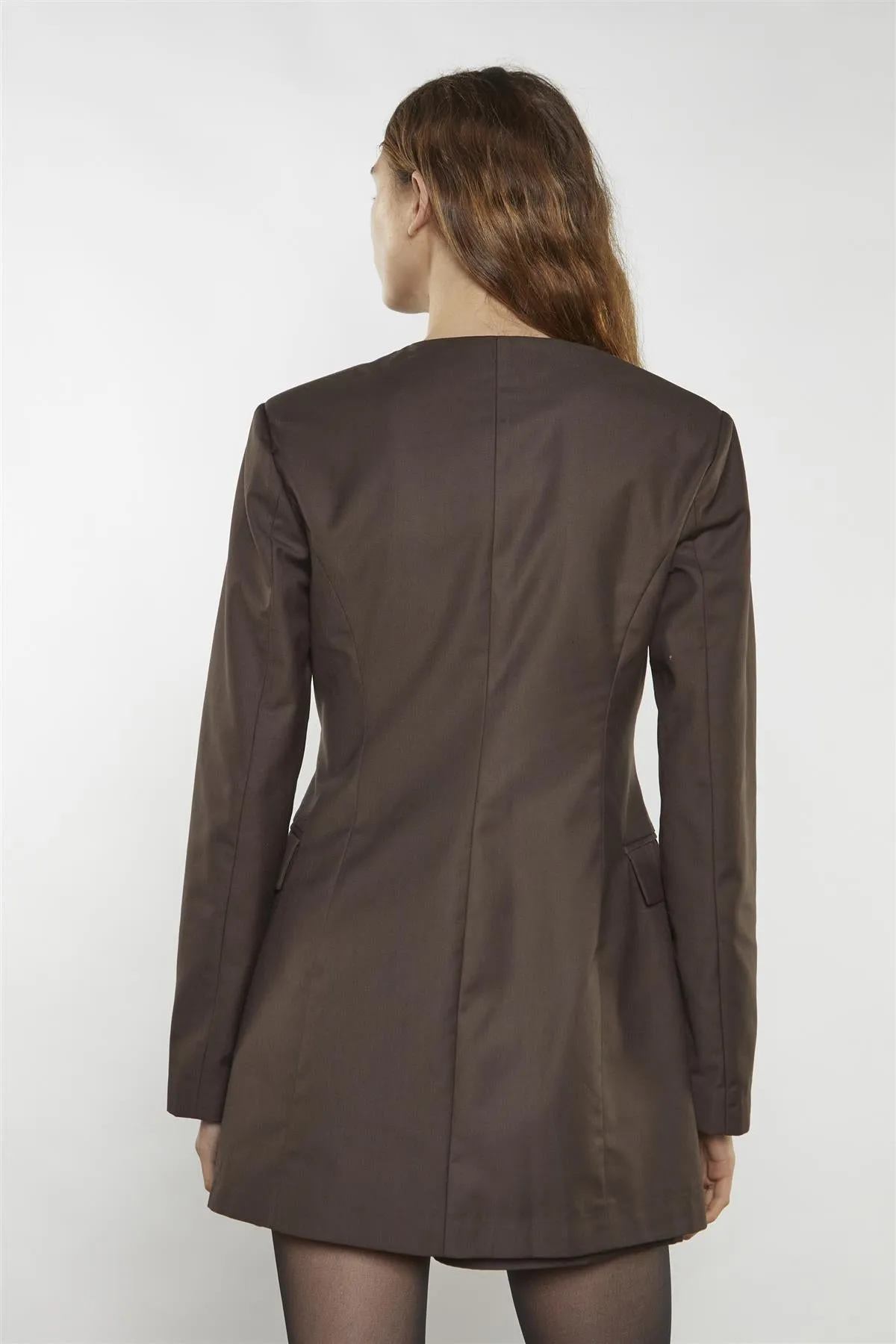 Brown Blazer Mini-Dress sold by Glamorous product image thumbnail 2