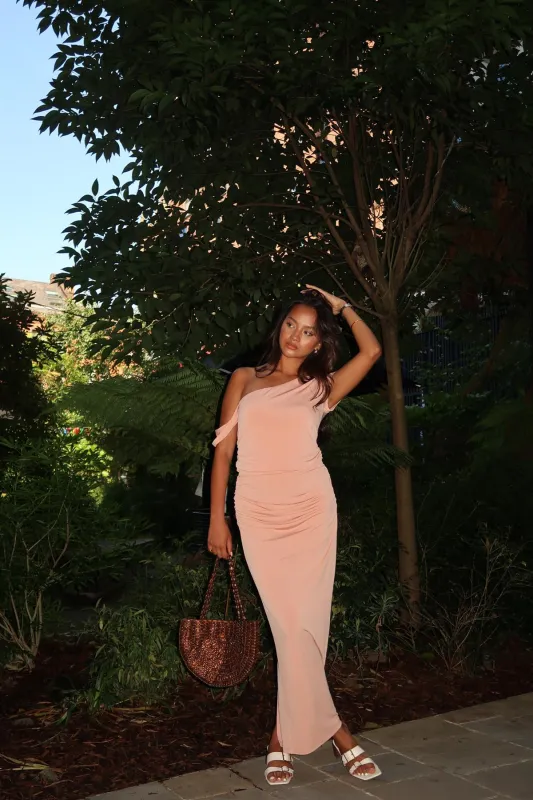 Soft-Terracotta Slim-Fit Maxi-Skirt made by Glamorous