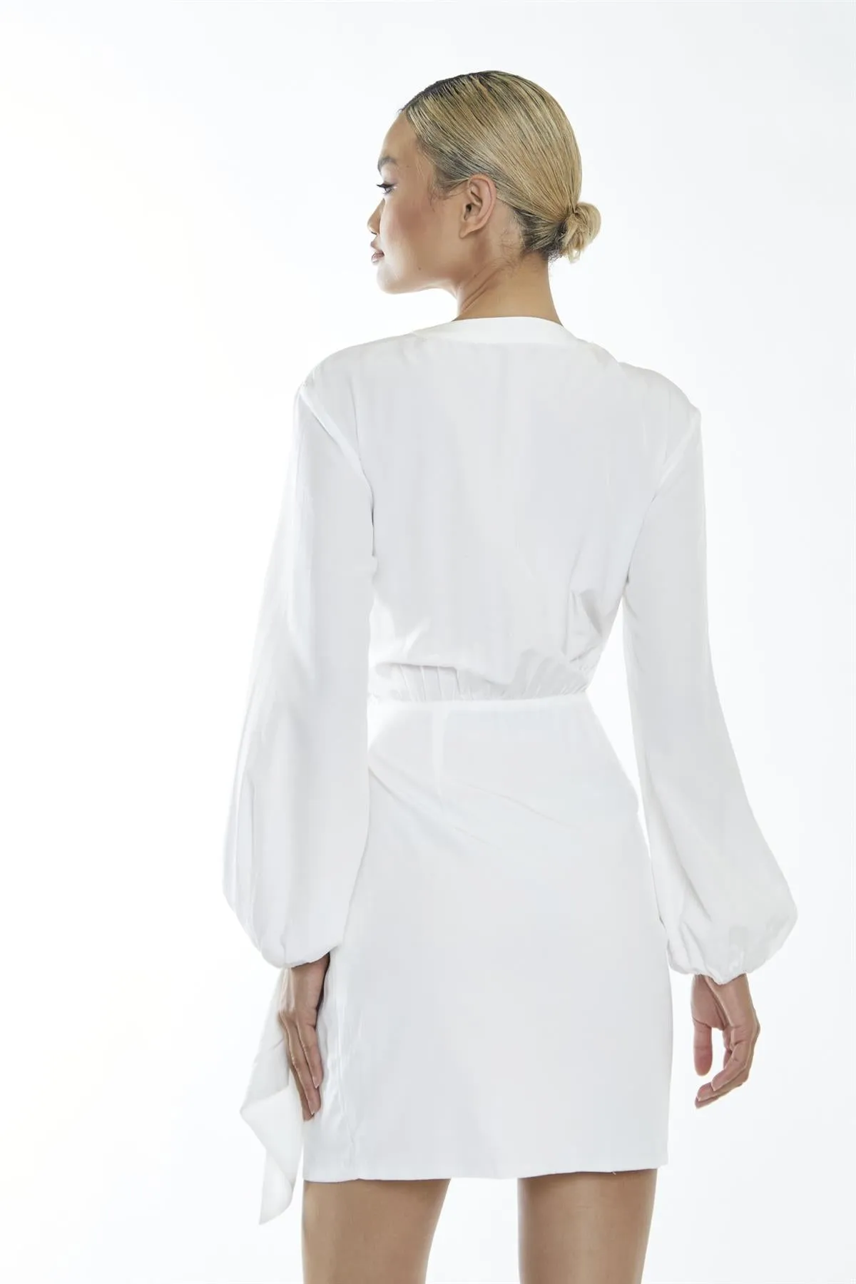 Off-White Wrap-Mini-Dresses sold by Glamorous product image thumbnail 2