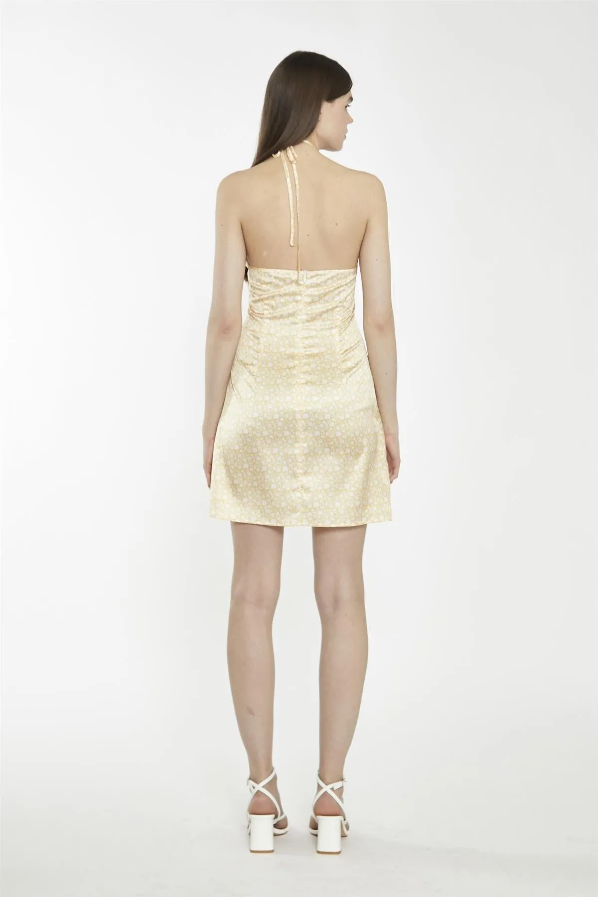 Amber-Ditsy-Folk Tie-Back Mini-Dresses sold by Glamorous product image thumbnail 2