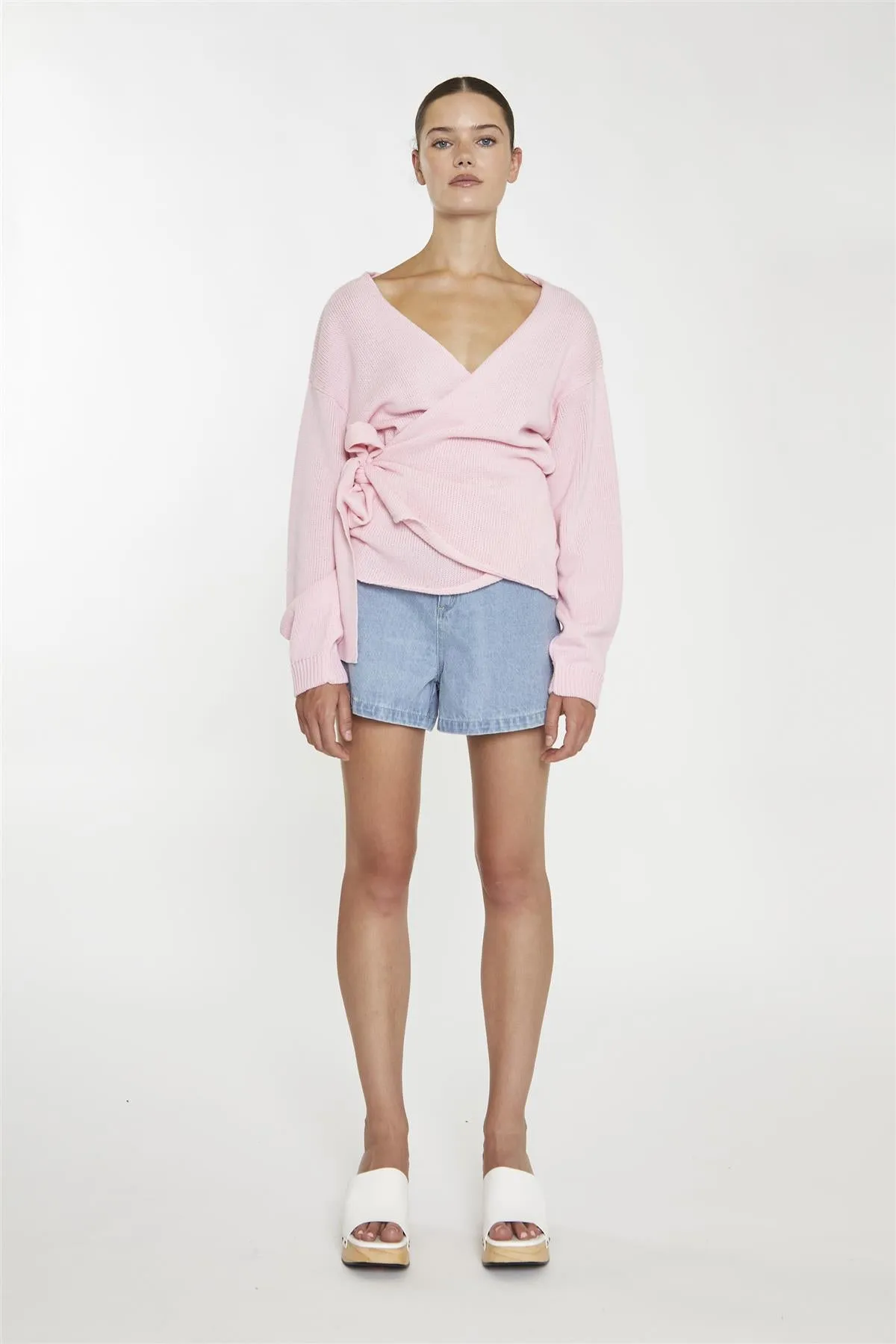 Pretty-Pink Wrap -Cardigan sold by Glamorous product image thumbnail 3