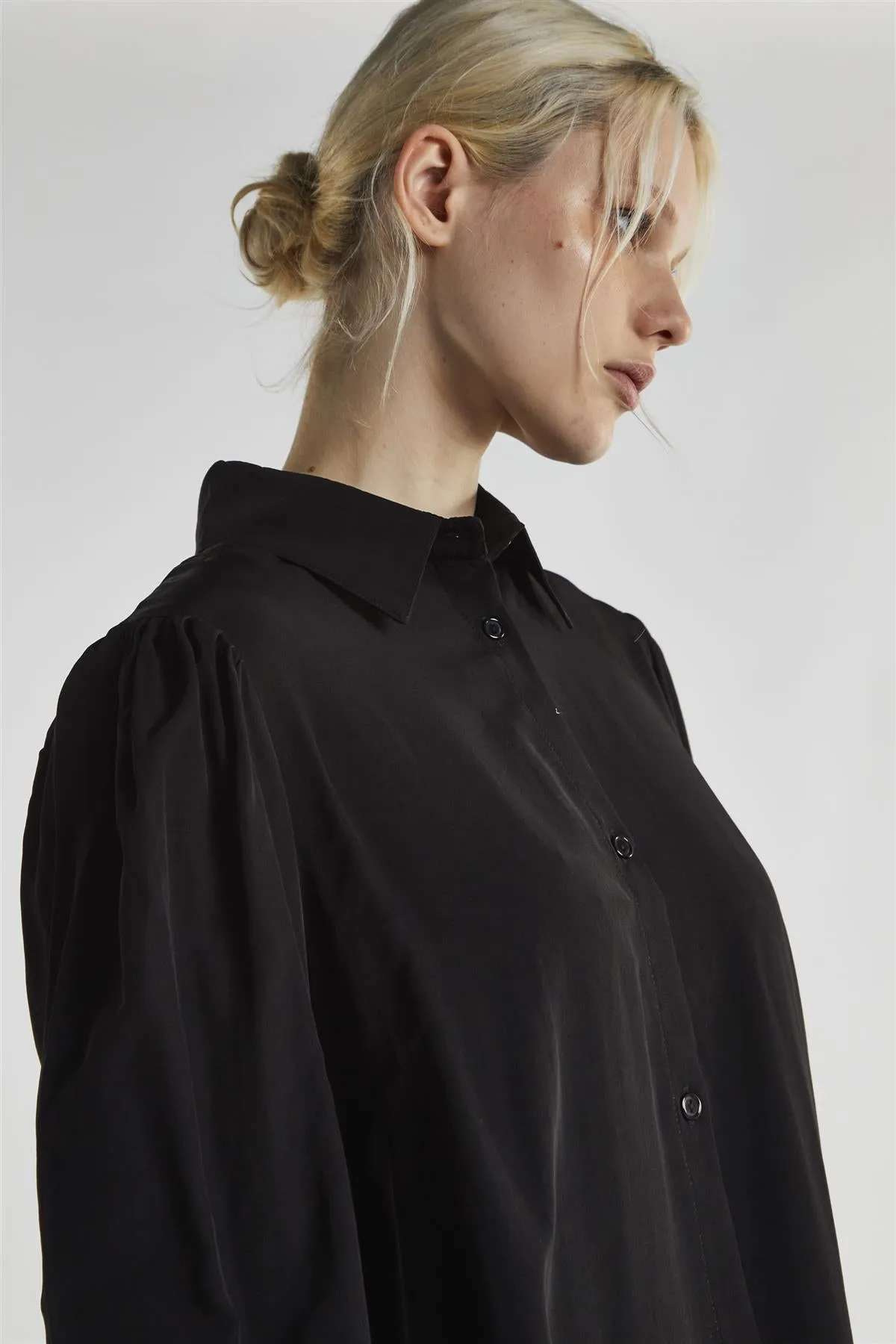 Black Collared Mini-Dress sold by Glamorous product image thumbnail 4