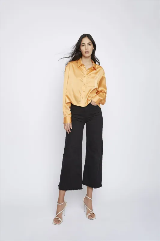 Light-Orange Long-Sleeve Shirt sold by Glamorous