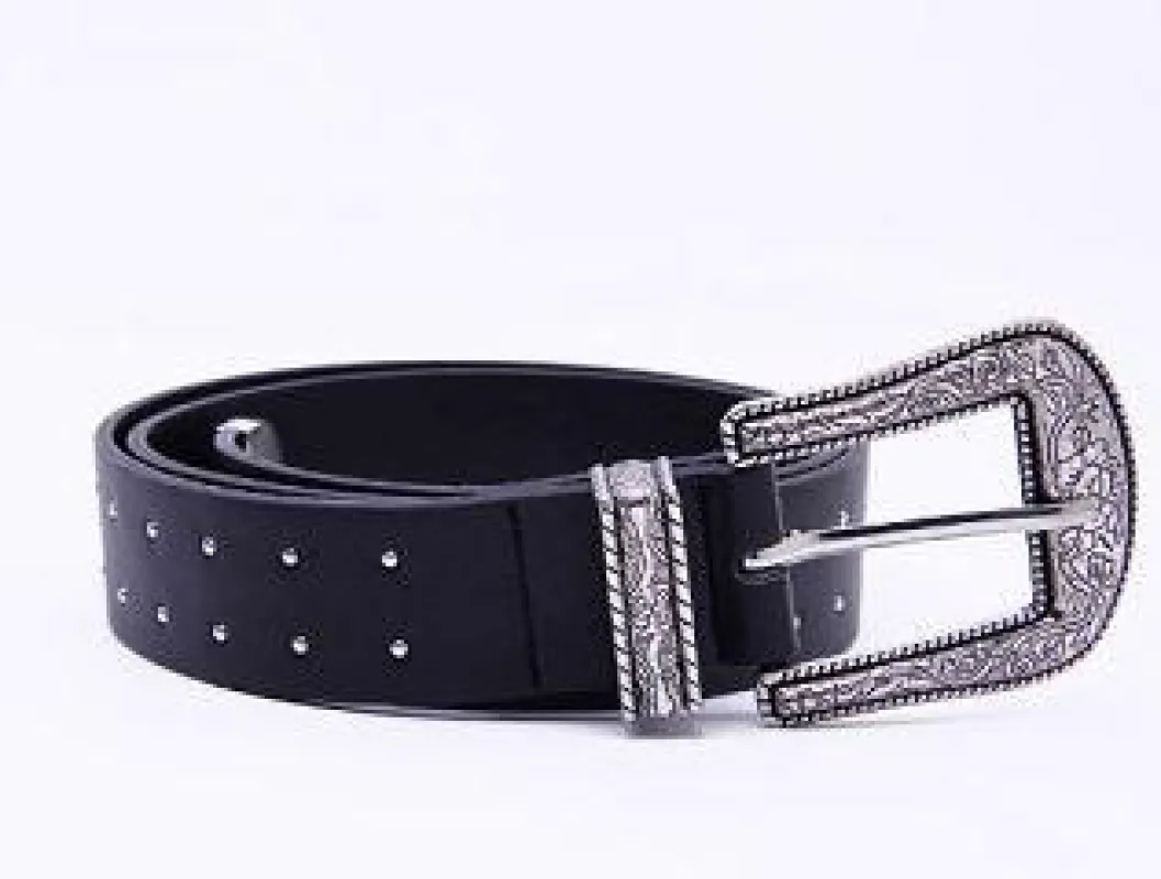 Black Western-Style Belt sold by Glamorous
