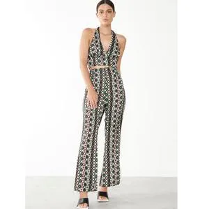 Glamorous Care Geometric Print Flared Trousers sold by Glamorous