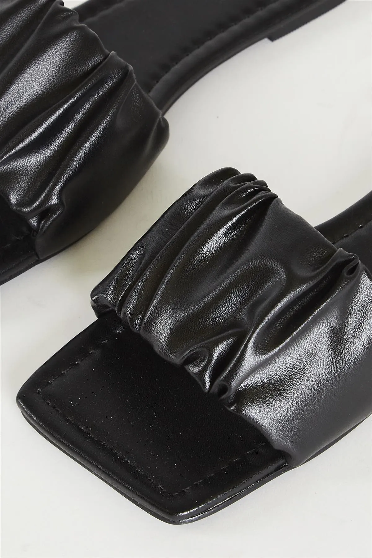 Glamorous Black Ruched Sliders sold by Glamorous product image thumbnail 2