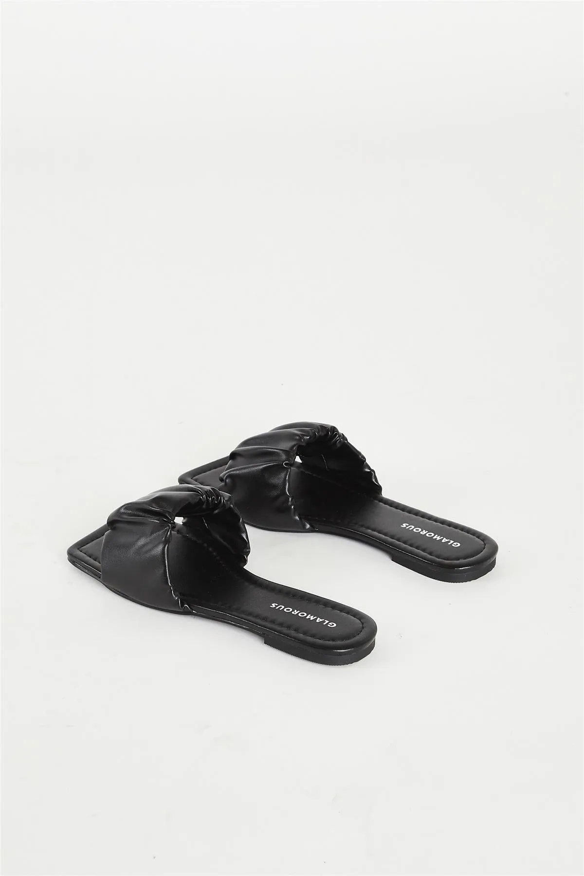 Glamorous Black Ruched Sliders sold by Glamorous product image thumbnail 3