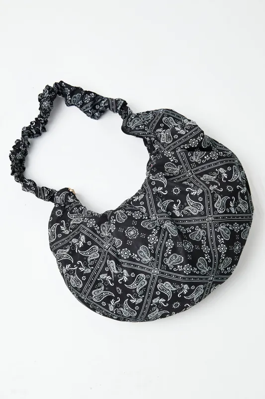 Glamorous Black Bandana Print Shoulder Bag made by Glamorous