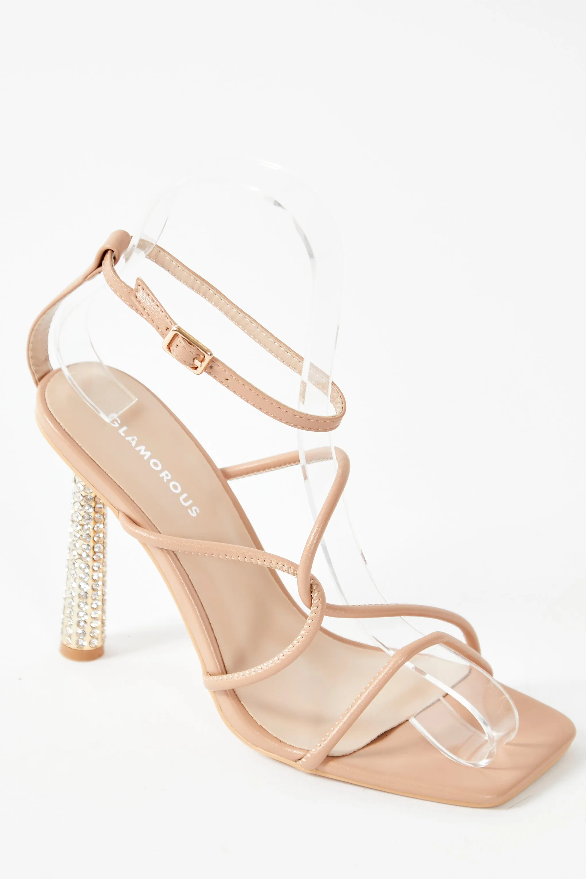 Glamorous Beige Strappy Statement Heel Sandals sold by Glamorous product image thumbnail 4
