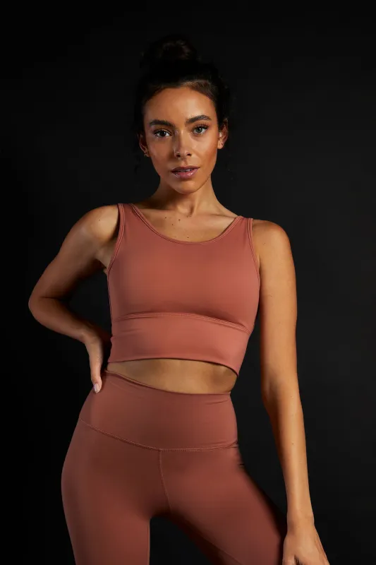 Glamorous Move Terracotta Seamless Bra sold by Glamorous