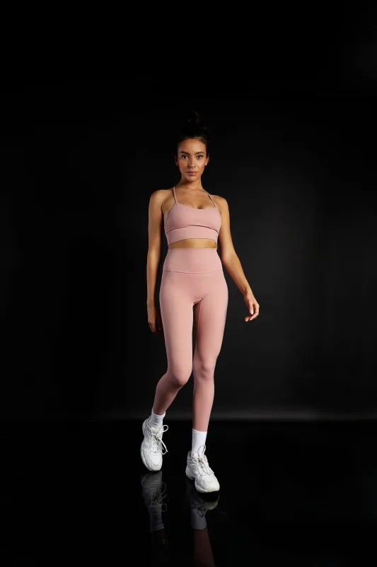 Glamorous Move Dusty Rose Sports Bra sold by Glamorous