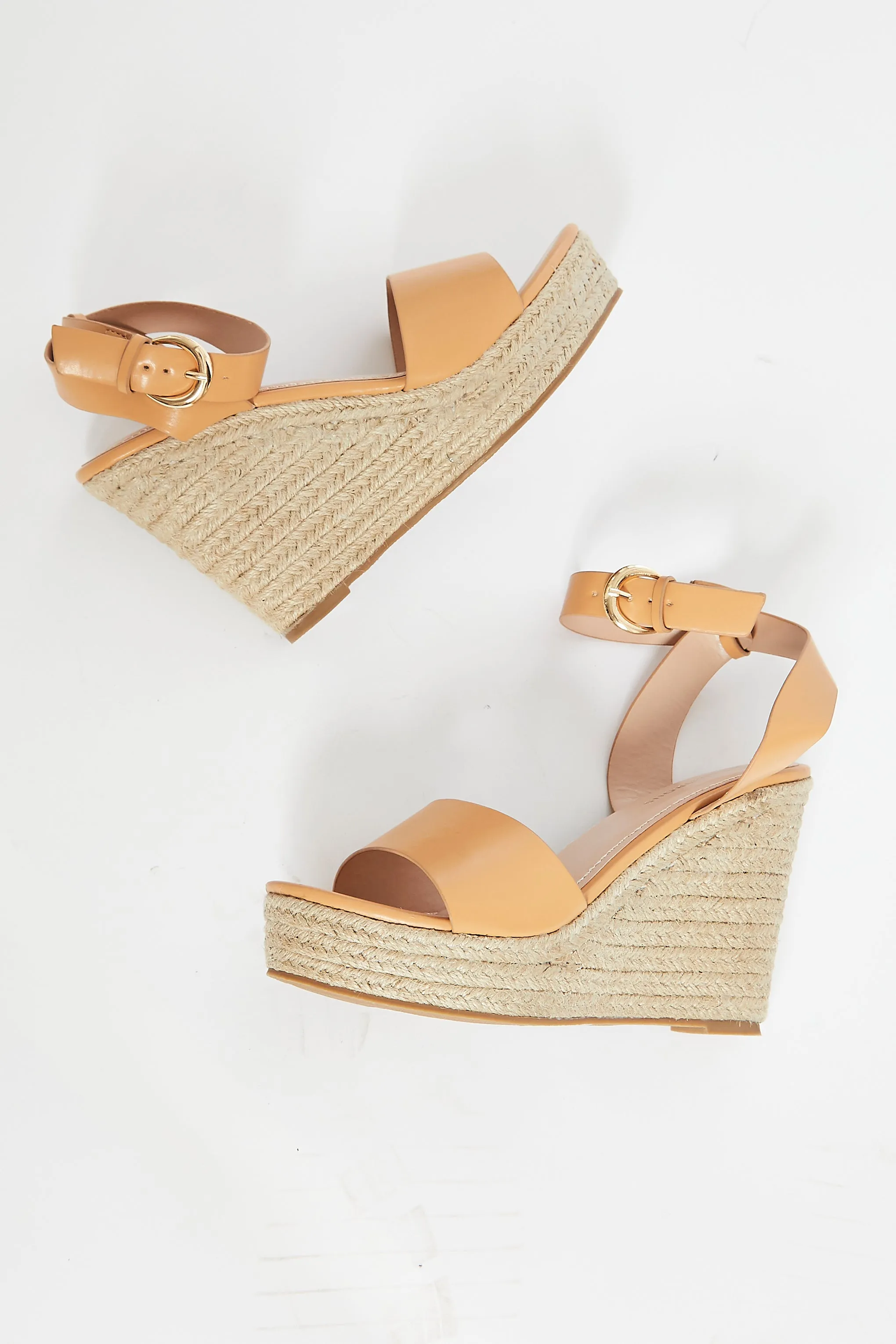 Glamorous Camel PU Wedges sold by Glamorous