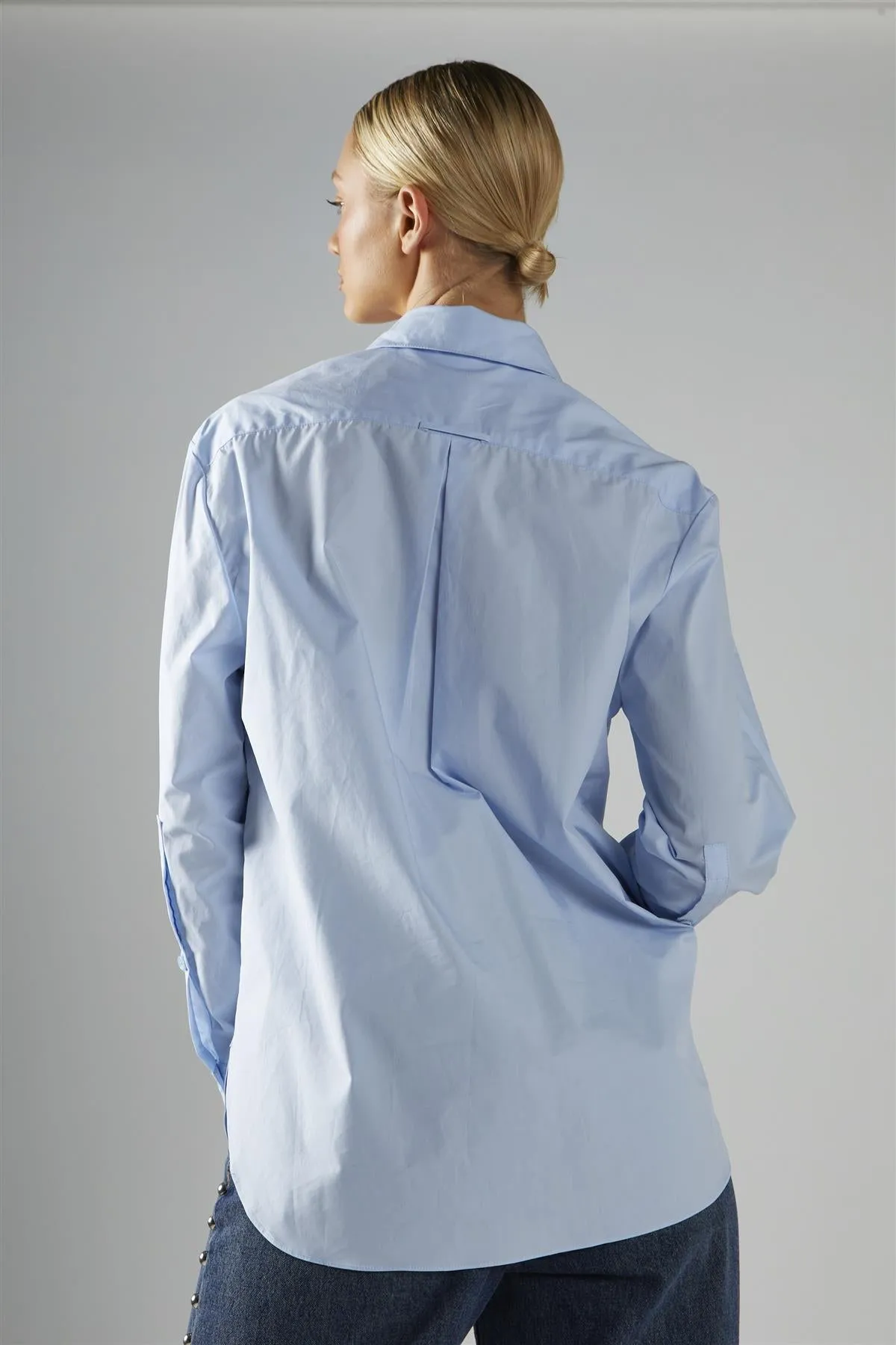 Oversized Shirt - Light Blue sold by Glamorous product image thumbnail 2