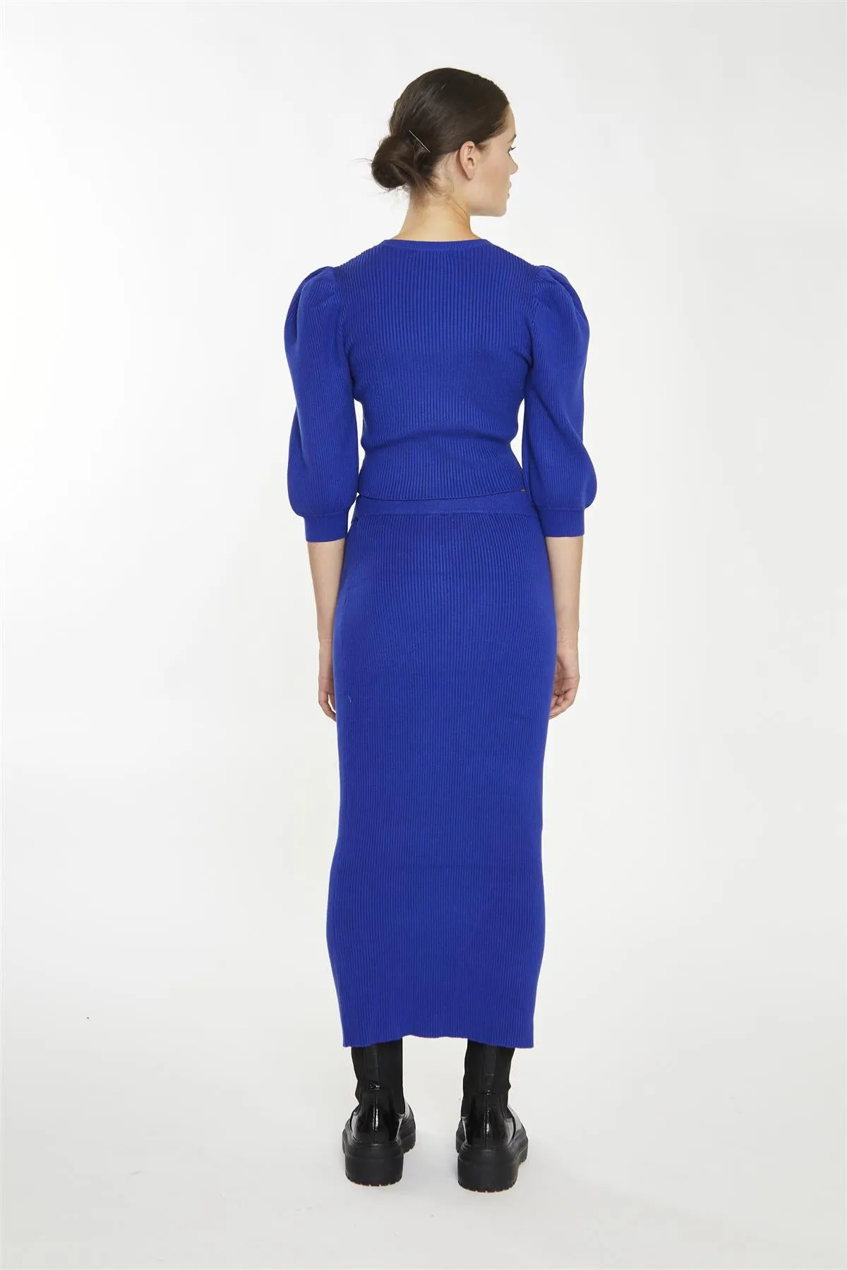 Royal-Blue Puff Sleeve Jumper sold by Glamorous product image thumbnail 2
