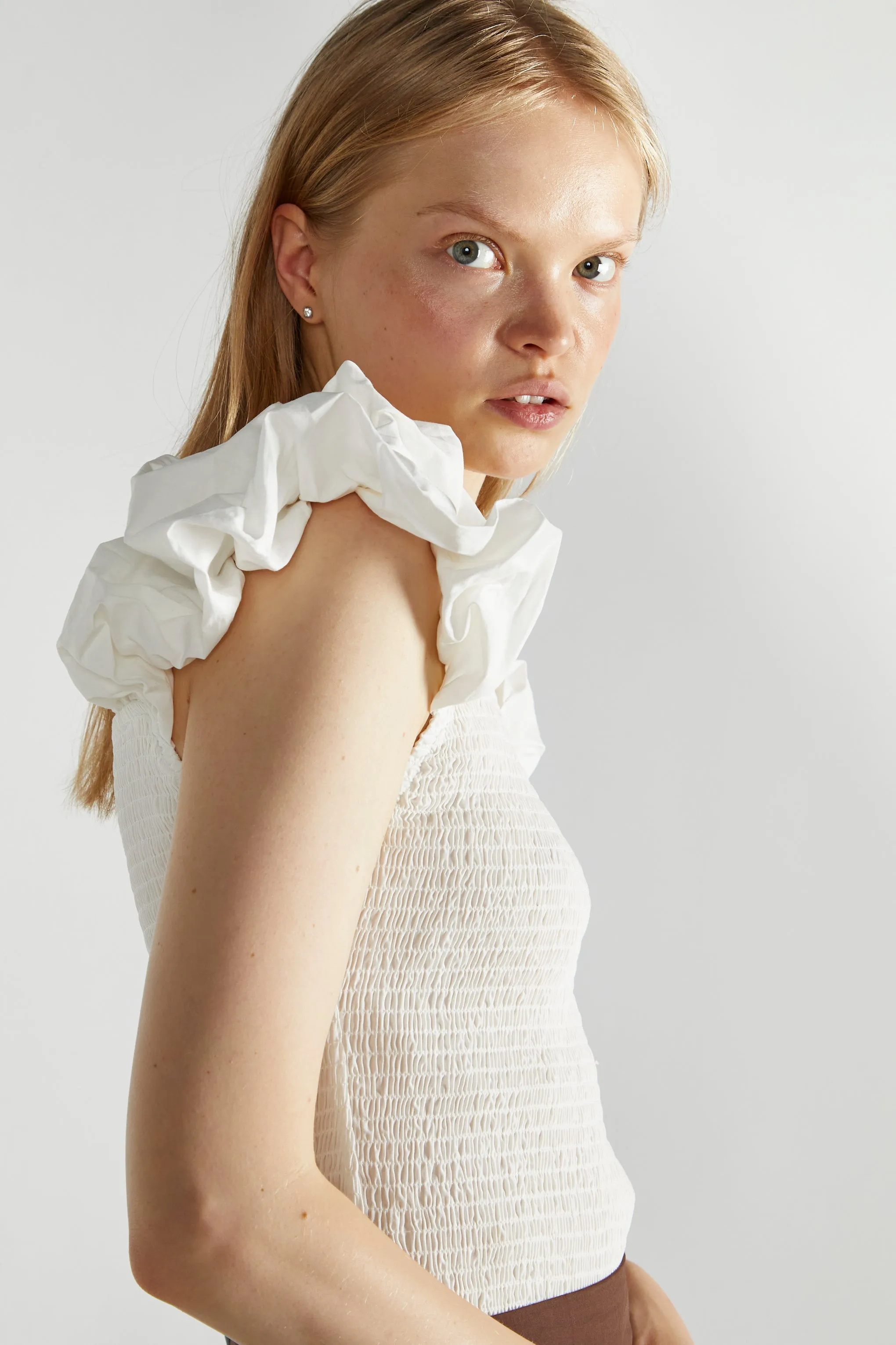 White Square-Neck-Tops sold by Glamorous product image thumbnail 4