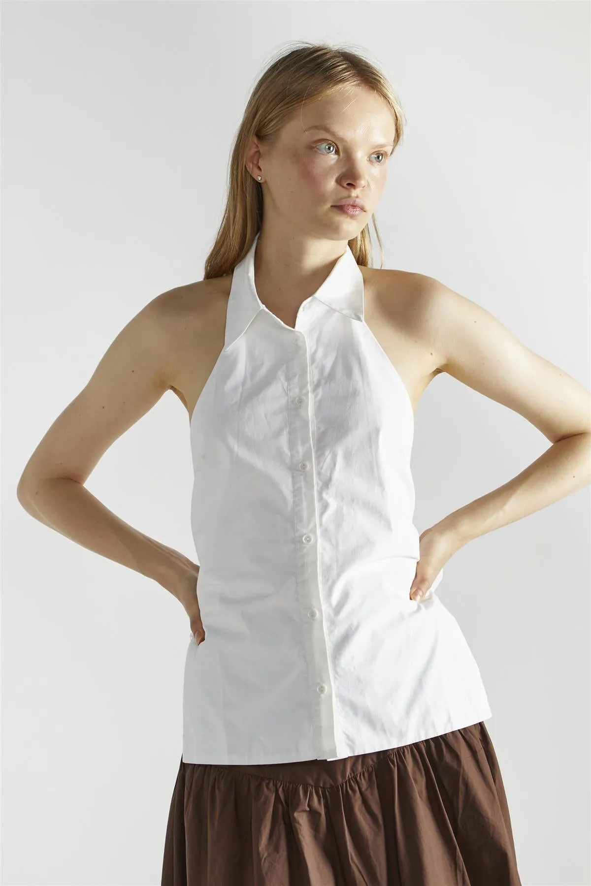 Women's White Tie Back Tops sold by Glamorous product image thumbnail 3